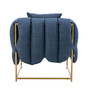 Accent Chair, leisure single sofa with metal frame