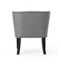 Adelina Contemporary Nailhead Trim Upholstered Accent Chair