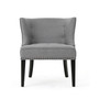 Adelina Contemporary Nailhead Trim Upholstered Accent Chair