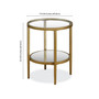 Hera Antique Round Side Table