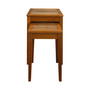 Lincoln Nesting End Tables with Concealed Compartment, Solid American Walnut Top