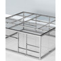Clear Square Coffee Table