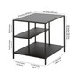 Winthrop 20" Side Table with Shelves