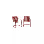 Gracie Stainless Steel Chair, Pair