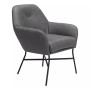 30" Steel, Polyester Hans Accent Chair