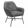 30" Steel, Polyester Hans Accent Chair