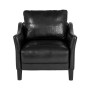 Living Room Slanted Arm Chair Single Seat Couch