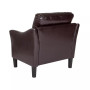 Living Room Slanted Arm Chair Single Seat Couch