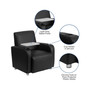 Guest Chair With Tablet Arm, Chrome Legs And Cup Holder