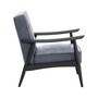 Rocky Velvet Arm Chair