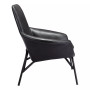 33" Steel, Polyurethane Javier Angular Shaped Accent Chair