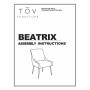 Beatrix Pleated Velvet Side Chair
