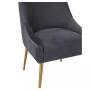 Beatrix Pleated Velvet Side Chair