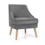 Accent Chair Velvet Upholstered Single Sofa with Legs