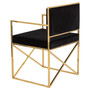 Kian Velvet Director's Chair