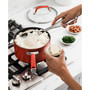 Foodi NeverStick Vivid 2.5 Quart Saucepan with Glass Lid