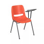Ergonomic Shell Chair With Left Handed Flip-Up Tablet - Tablet Arm Desk