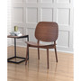29" Wood Priest Mid-Century Modern Lounge Chair