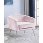 Oliver Velour with Legs Accent Chair