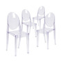 4 Pack Ghost Side Chair