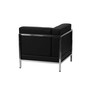 Modular Left Corner Quilted Tufted Seat Chair With Encasing Frame