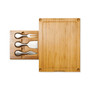 Toscana® by Concerto Glass Top Cutting Board with Cheese Tools