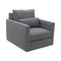 Elmie 37'' Fabric Swivel Chair, Created for Macy's