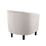 Claudia Contemporary Barrel Chair
