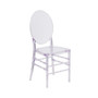 Stacking Chair With Elongated Oval Back