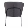 30" Steel, Polyester Quinten Boho Chic Accent Chair
