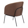 30" Steel, Polyester Quinten Boho Chic Accent Chair