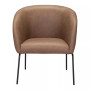 30" Steel, Polyester Quinten Boho Chic Accent Chair