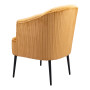 31" Steel, Polyester Ranier Boho Chic Accent Chair