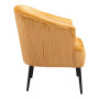 31" Steel, Polyester Ranier Boho Chic Accent Chair