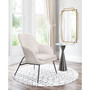 31.5" Manuel Geometric Line Accent Chair