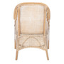 Charlie Rattan Accent Chair with Cushion