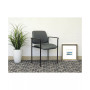 Diamond Square Back Stacking Chair W/Arm