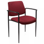 Diamond Square Back Stacking Chair W/Arm