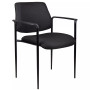 Diamond Square Back Stacking Chair W/Arm