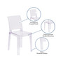 Ghost Chair With Square Back