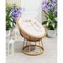 37" Aluminum, Polyethylene, Olefin Paz Accent Chair