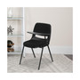 Padded Ergonomic Shell Chair With Left Handed Flip-Up Tablet Arm