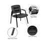 Fundamentals Executive Reception Chair With Metal Frame
