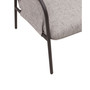 Ryan 36" Wide Metal Frame Armed Accent Chair