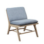 Melbourne 25" Wide Solid Wood Frame Armless Accent Chair