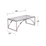 Arabelle Glass Top Cocktail Table