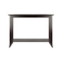 Genoa Rectangular Console Table With Glass And Shelf