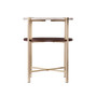 Valera Round End Table with Faux Marble Top