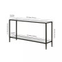 Hera 55" Console Table with Shelf