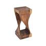Solana 12" Square Solid Acacia Wood Accent Side Table